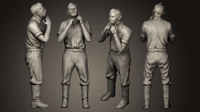 Figurines of people (STKH_0156) 3D model for CNC machine